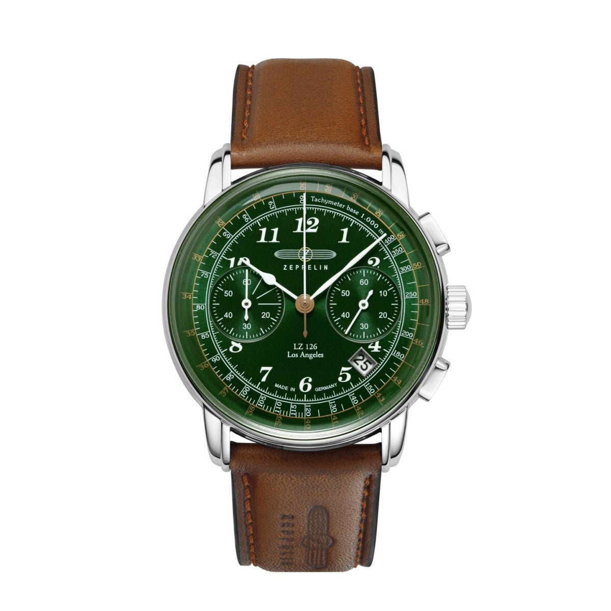 Zeppelin Herrenuhr Quarz Chronograph 76144