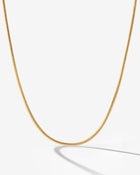 LUAMAYA Slim Round Snake Necklace