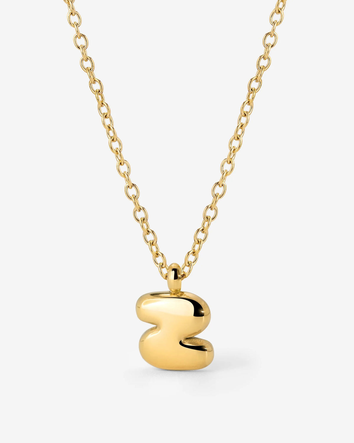 LUAMAYA Bubble Letter Necklace