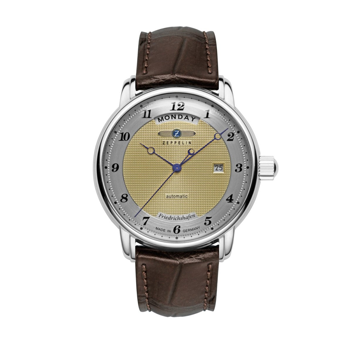 Zeppelin Herrenuhr Automatik mit Wochentagsanzeige 85625