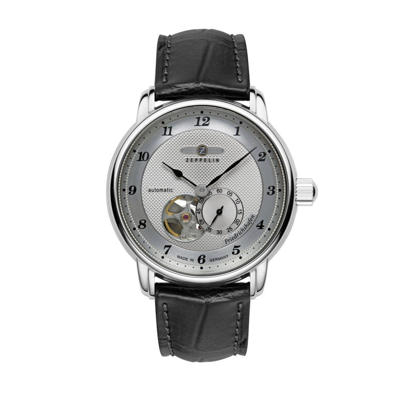 Zeppelin Herrenuhr Automatik mit Open Heart 85664