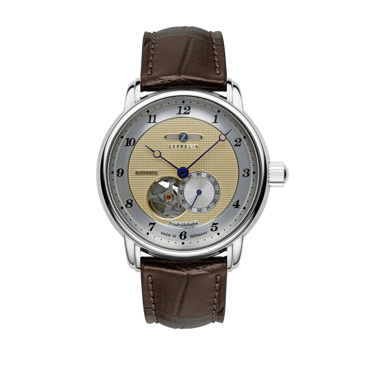 Zeppelin Herrenuhr Automatik mit Open Heart 85665