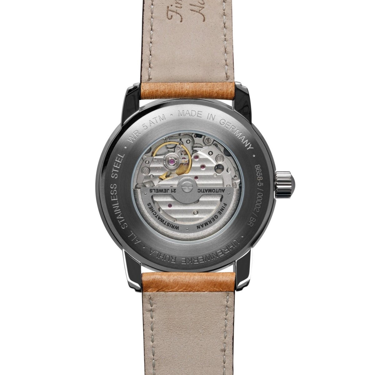 Zeppelin Herrenuhr Automatik mit skelettiertem Ziffernblatt 86585