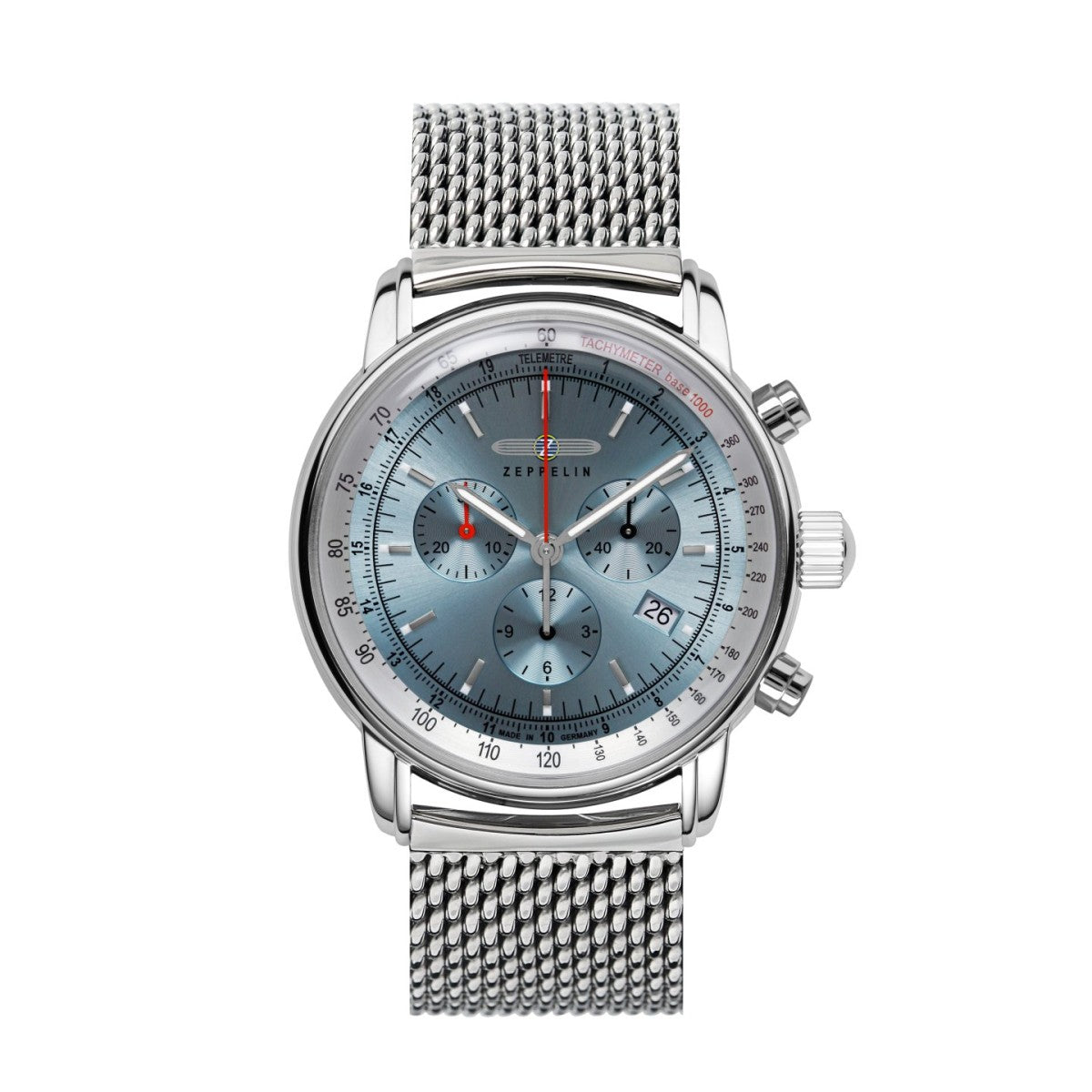 Zeppelin Herrenuhr Quarz Chronograph 8886M3
