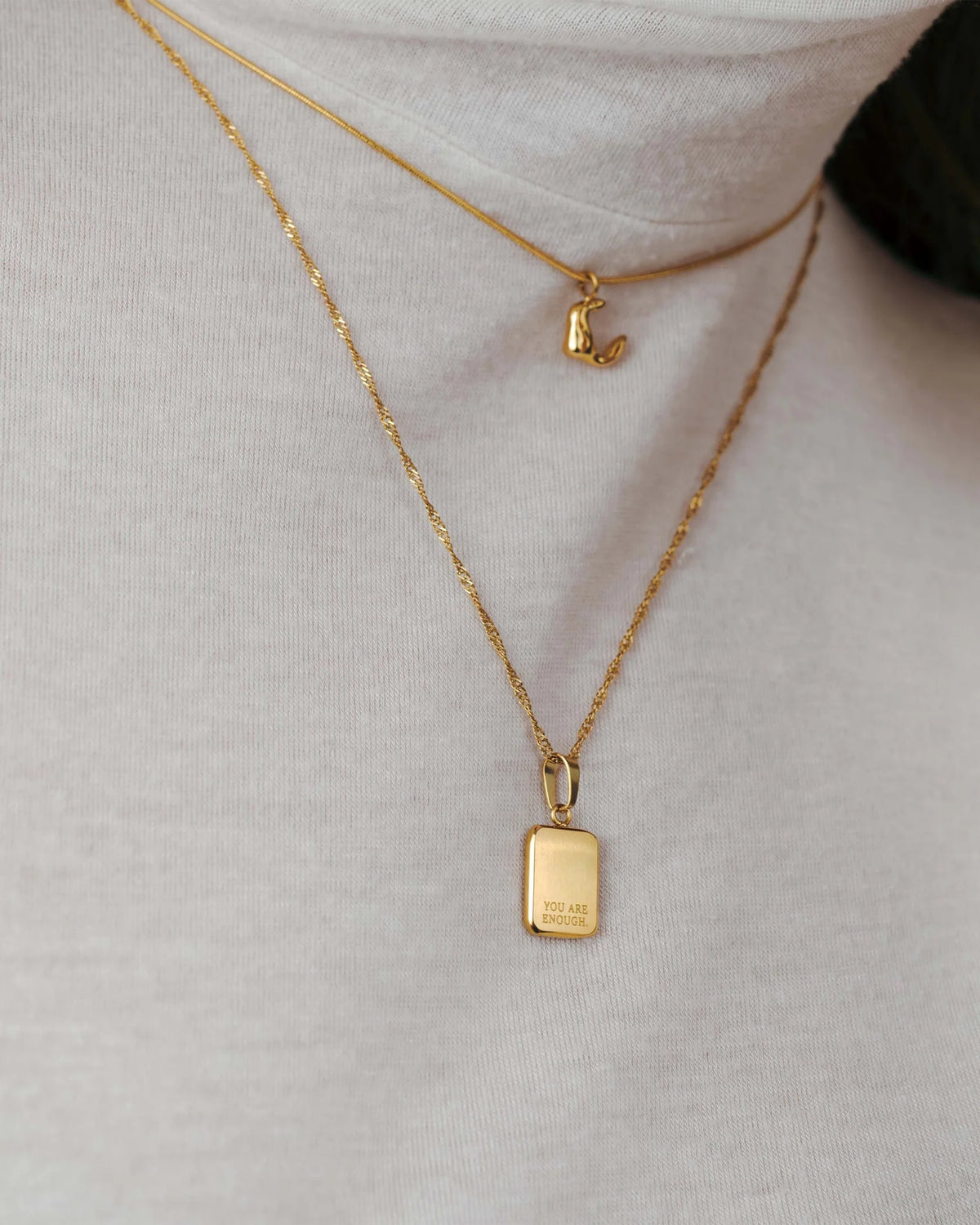 LUAMAYA You are enough Necklace Gold