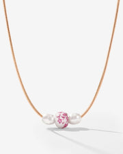 LUAMAYA Painted Pink Necklace
