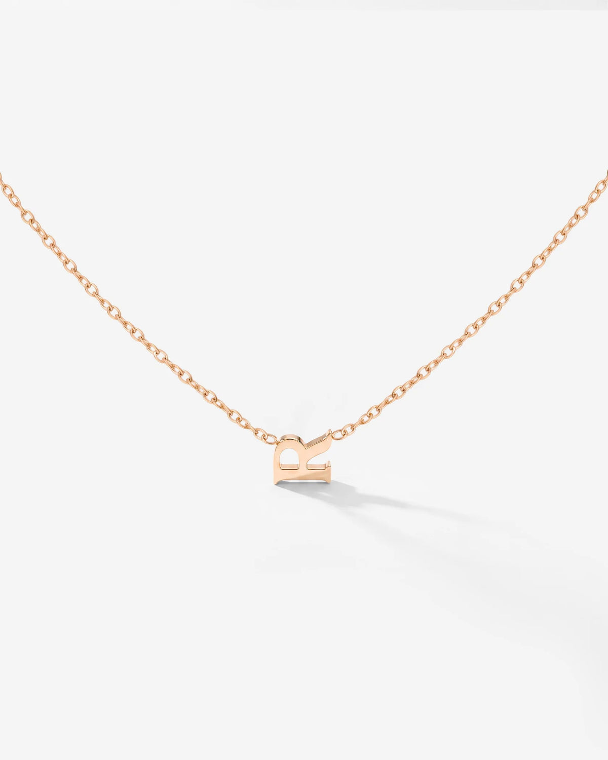 LUIAMAYA Tiny Letter Necklace ABC