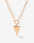 LUAMAYA Bella Pizza Oval Links Necklace Set