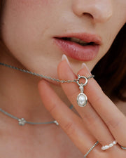LUAMAYA Glazed Singapore Chain Necklace