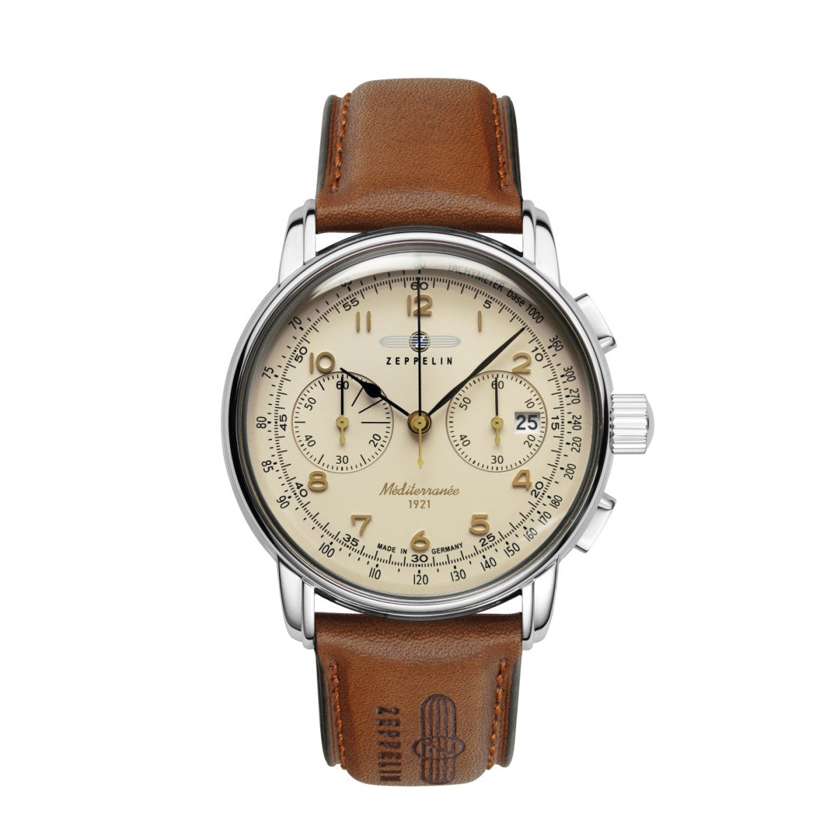 Zeppelin Herrenuhr Quarz Chronograph 96705