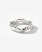 LUAMAYA Hammered Wave Ring