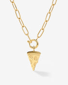 LUAMAYA Bella Pizza Oval Links Necklace Set