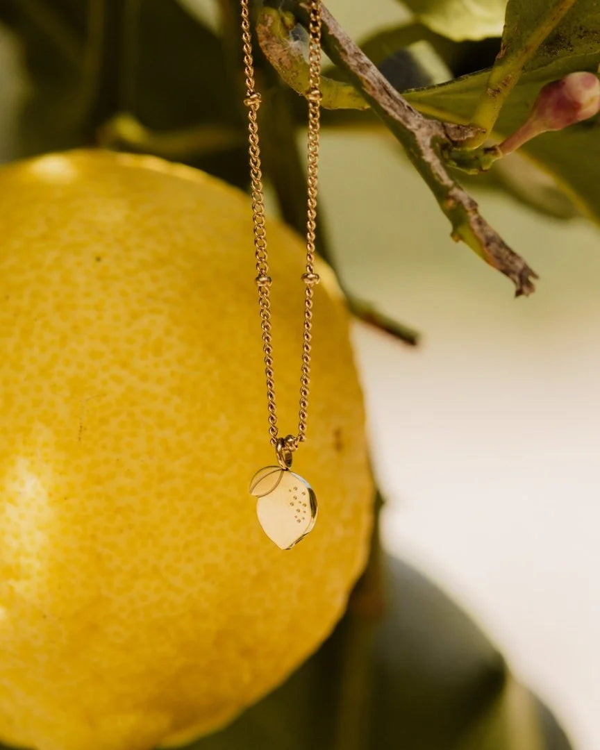 LUAMAYA When Life gives you Lemons Necklace