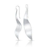 Ohrhänger aus gebürstetem Sterlingsilber EA-10181P