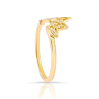 Ring im Ethno-Stil aus Sterling Silber mit Gelbgold plattiert RI-10100GP