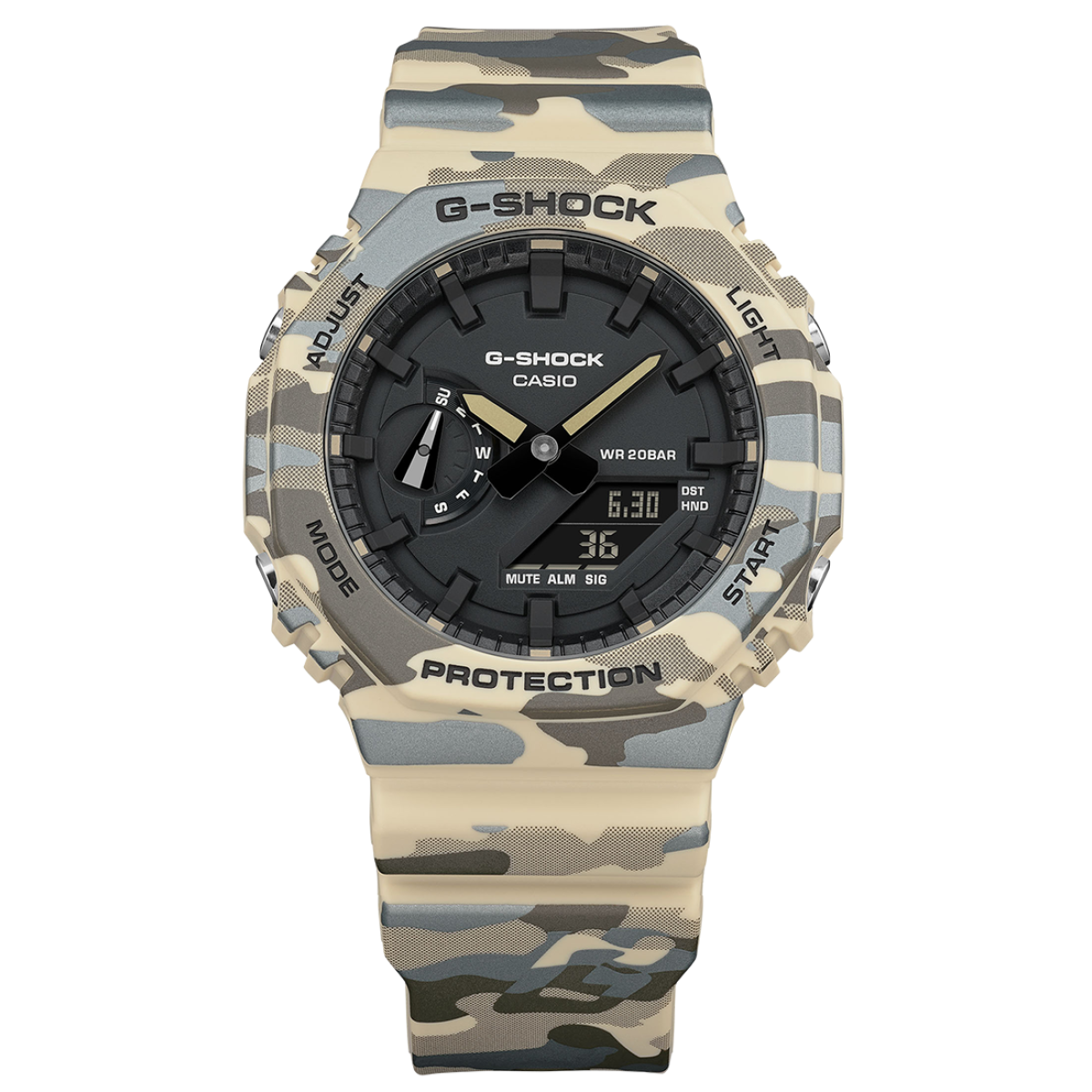 G-SHOCK Classic ORIGINAL CAMOUFRAGE PATTERN GA-2100CM-5AER