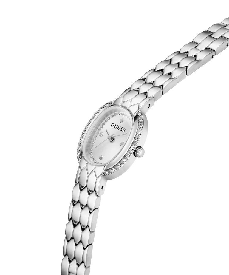 GUESS Ladies Viola Silver Tone Analog Watch