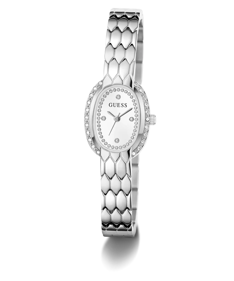 GUESS Ladies Viola Silver Tone Analog Watch