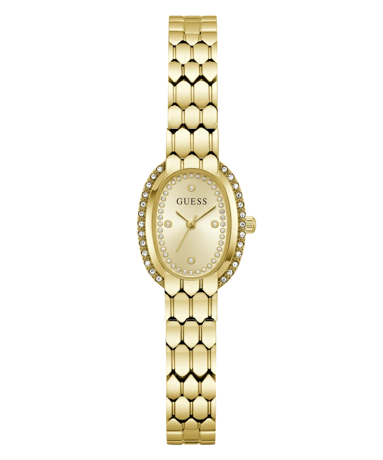 GUESS Ladies Viola Gold Tone Analog Watch