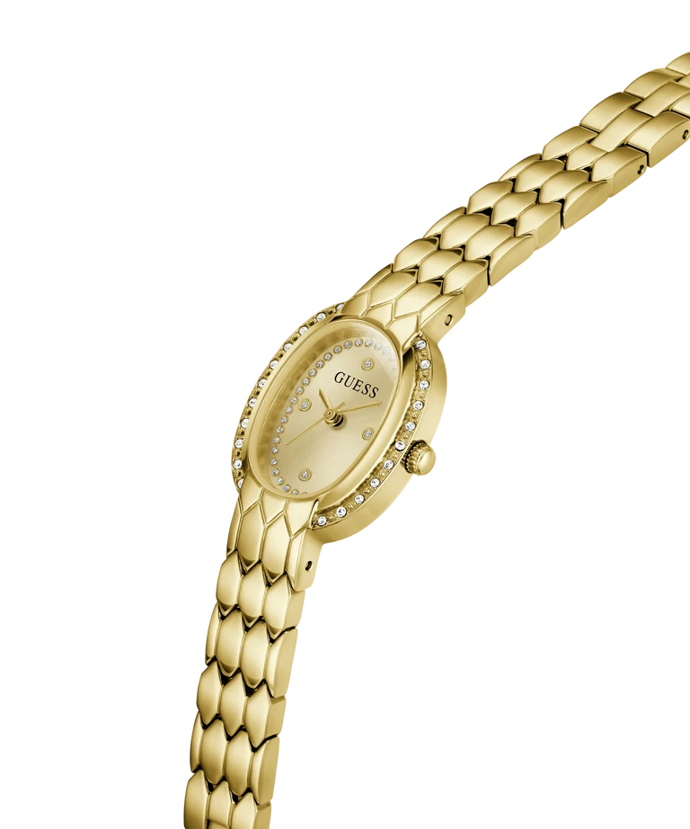 GUESS Ladies Viola Gold Tone Analog Watch