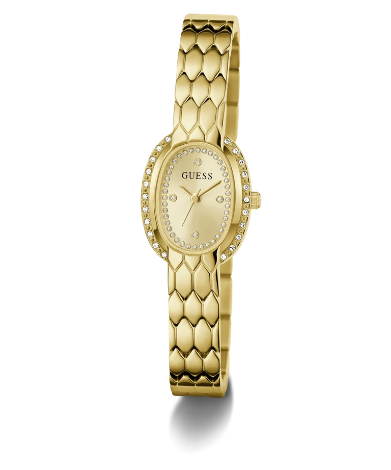 GUESS Ladies Viola Gold Tone Analog Watch