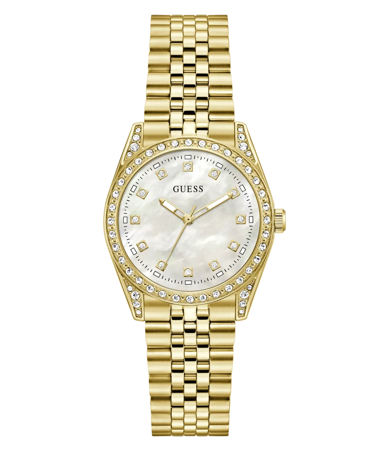 GUESS Ladies Jada Gold Tone Analog Watch