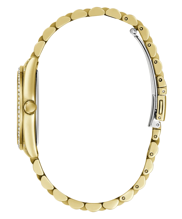 GUESS Ladies Jada Gold Tone Analog Watch