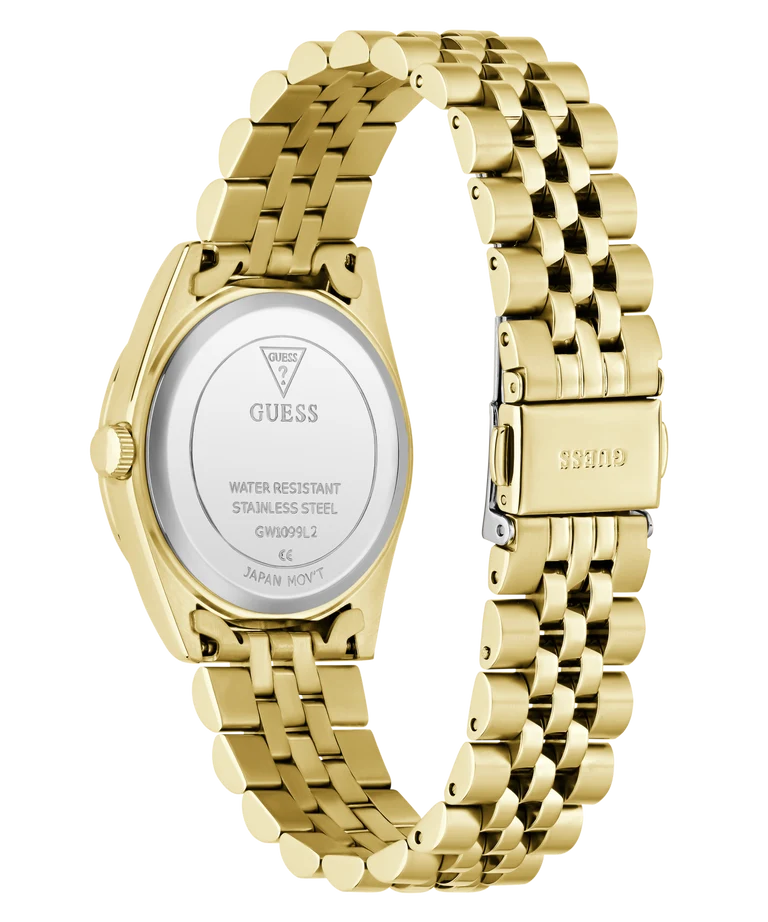 GUESS Ladies Jada Gold Tone Analog Watch