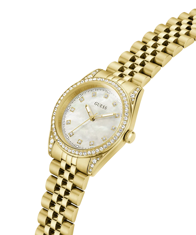 GUESS Ladies Jada Gold Tone Analog Watch