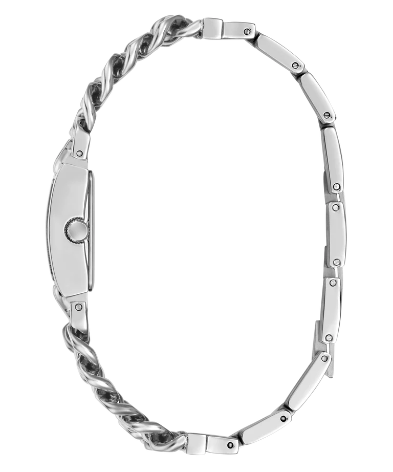 GUESS Ladies Micro Mod Silver Tone Analog Watch