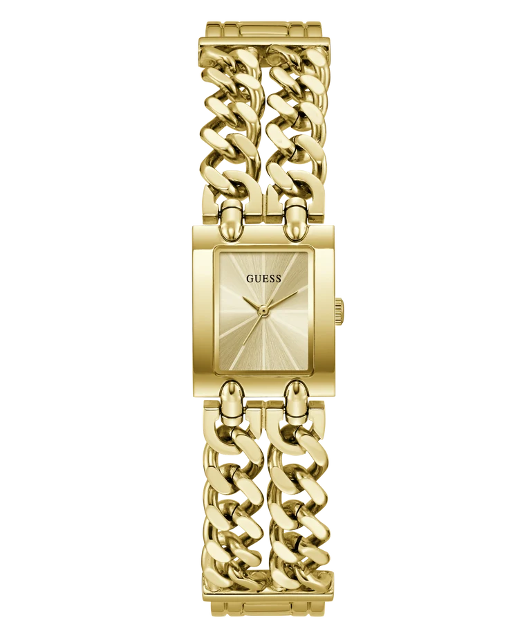 GUESS Ladies Micro Mod Gold Tone Analog Watch