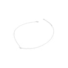 GUESS 925 Silver Necklace Double Wave