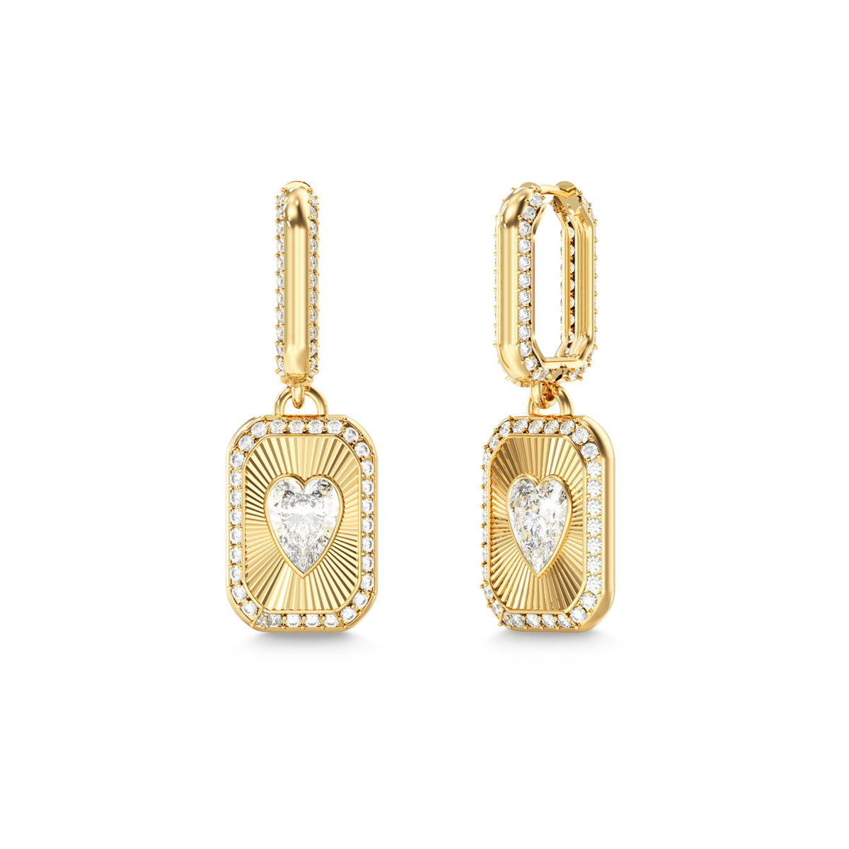 GUESS Crystal Love Damen Ohrringe