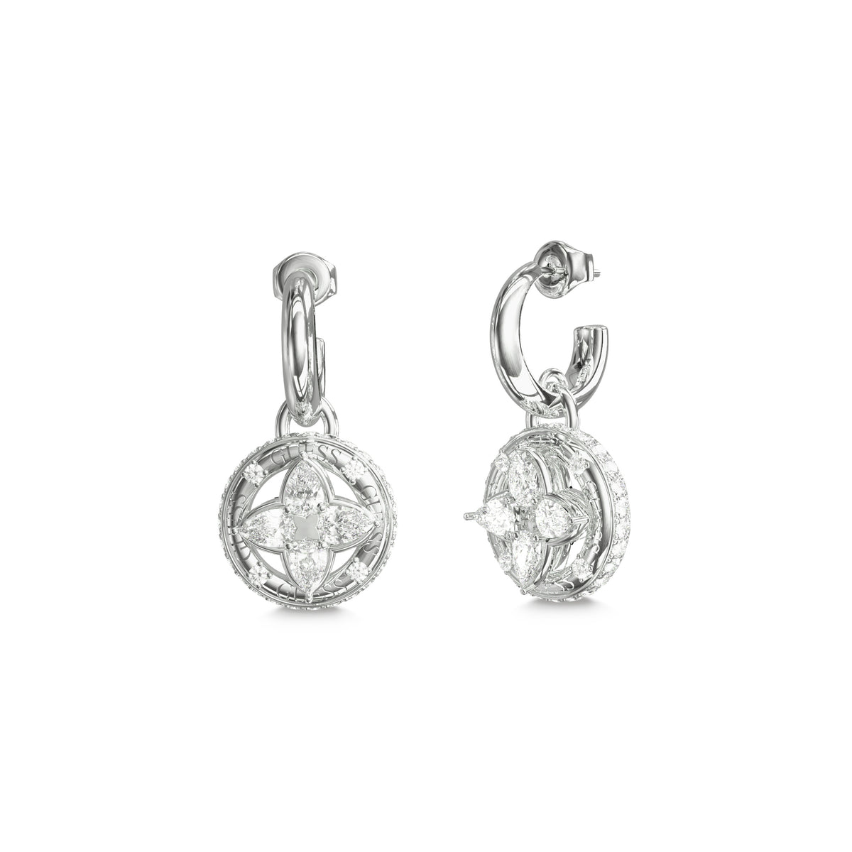 GUESS Spinning Bloom Damen Ohrring