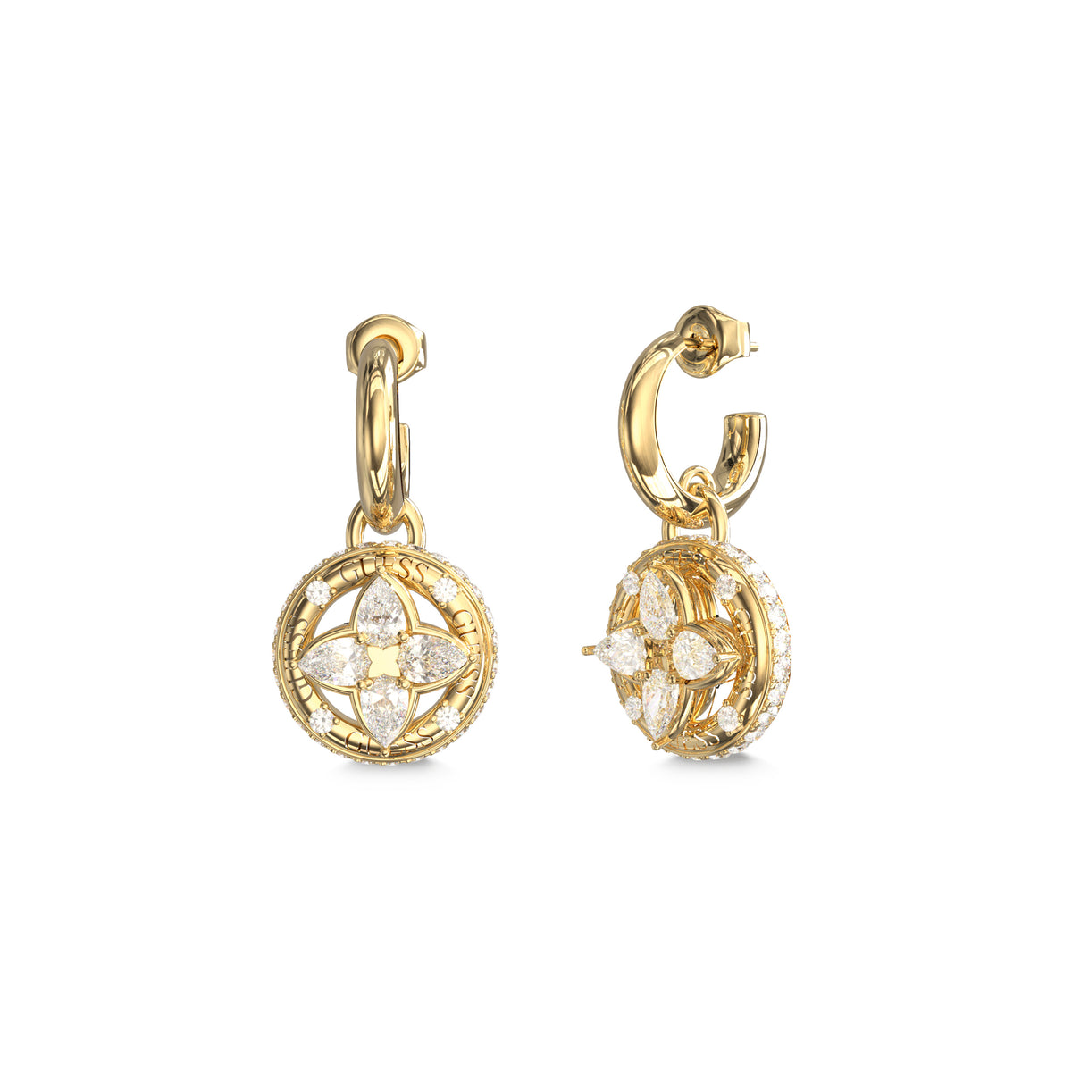 GUESS Spinning Bloom Damen Ohrring