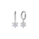 GUESS White Lotus Damen Ohrringe