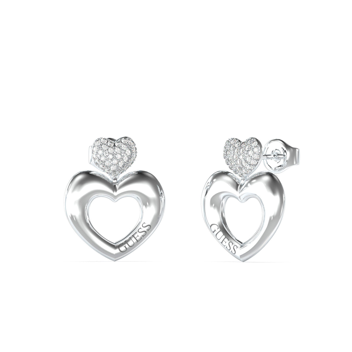 GUESS Crazy in Love Damen Ohrringe