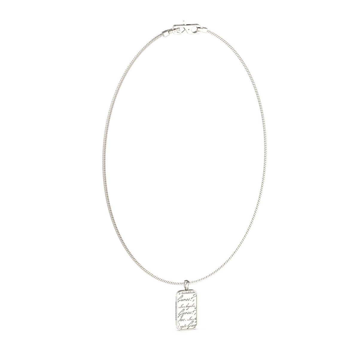 GUESS Inscription Herren Halskette
