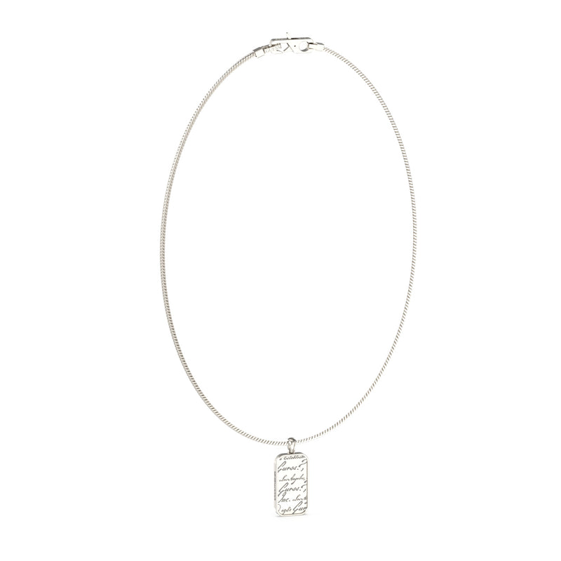 GUESS Inscription Herren Halskette