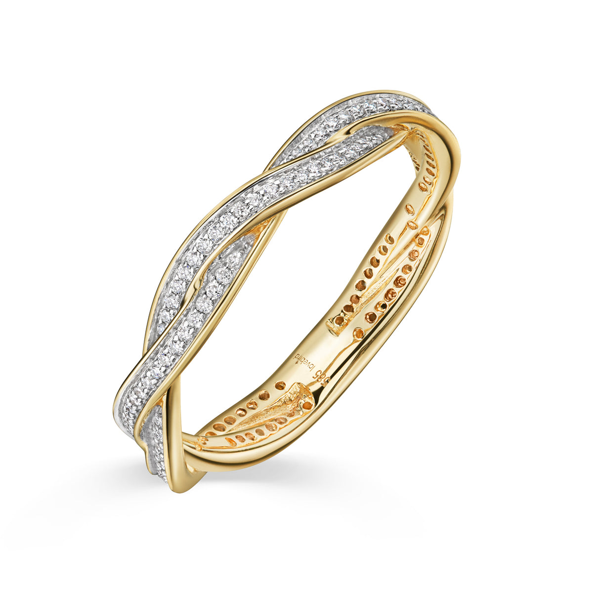 Lovebird Damenring mit Brillant 0,24 ct. Gold 585 LB346