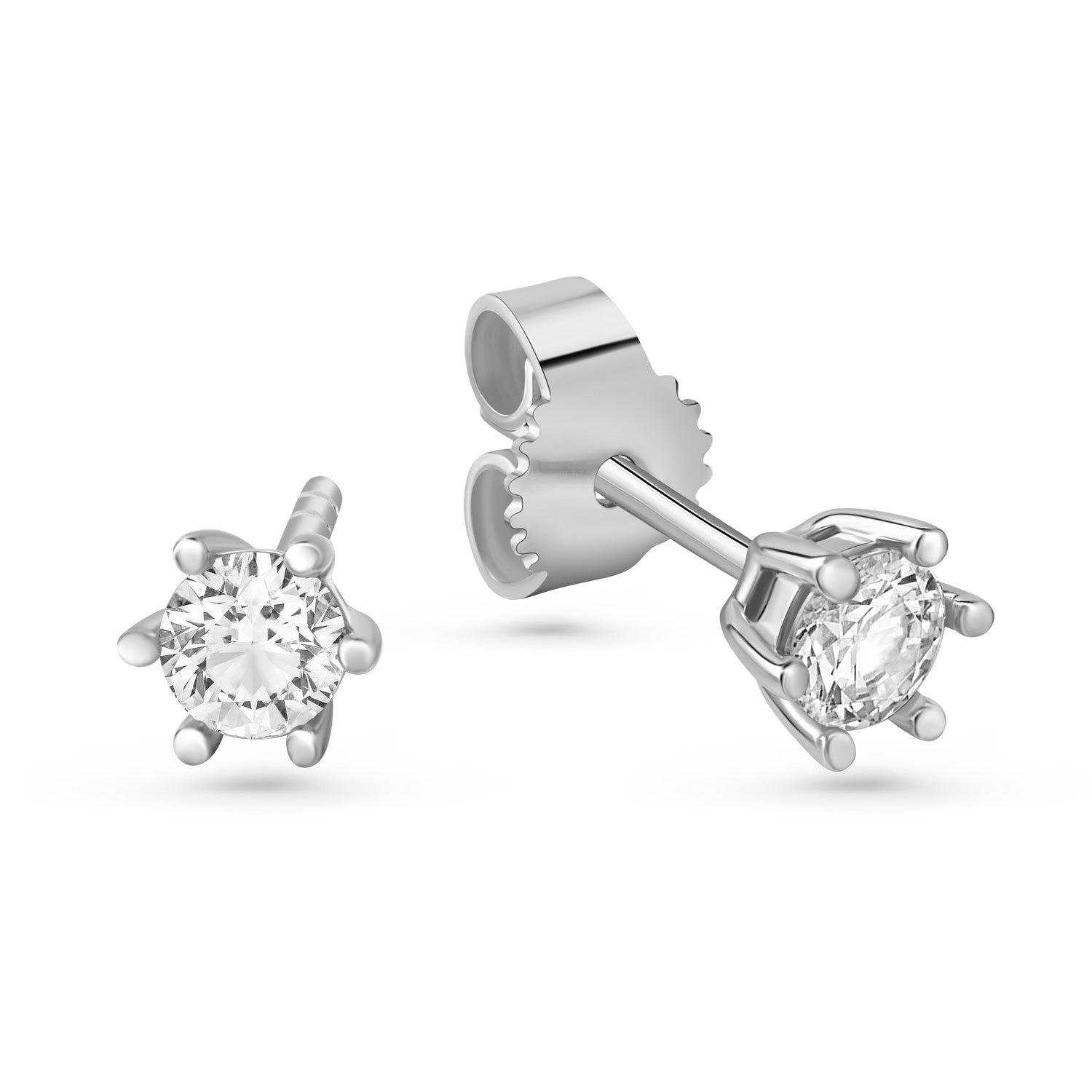 Lovebird Ohrstecker mit Lab Grown Brillant 0,40 ct. Weißgold 585 LB707