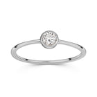 Lovebird Damenring mit Lab Grown Brillant 0,20 ct. Weißgold 585 LB718