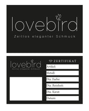 Lovebird Ohrstecker London Blue Topas & 48 Brillanten 0,18 ct. Gold 585 LB350