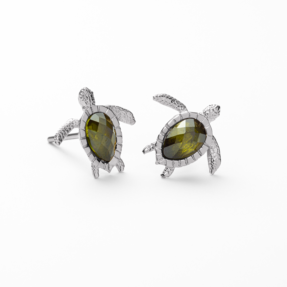 Turtle Ohrstecker Stud Silber Marinium PH-JE-0185