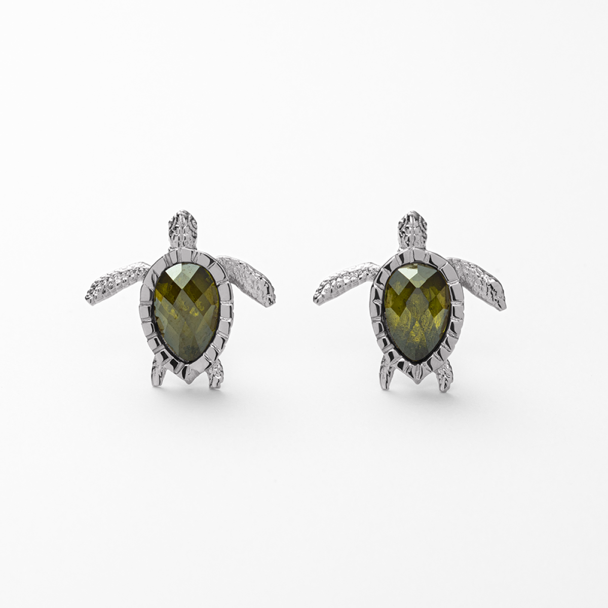 Turtle Ohrstecker Stud Silber Marinium PH-JE-0185