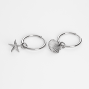 Schmuckset Ohrringe mit Charms - Turtle Silver PH-SET-6