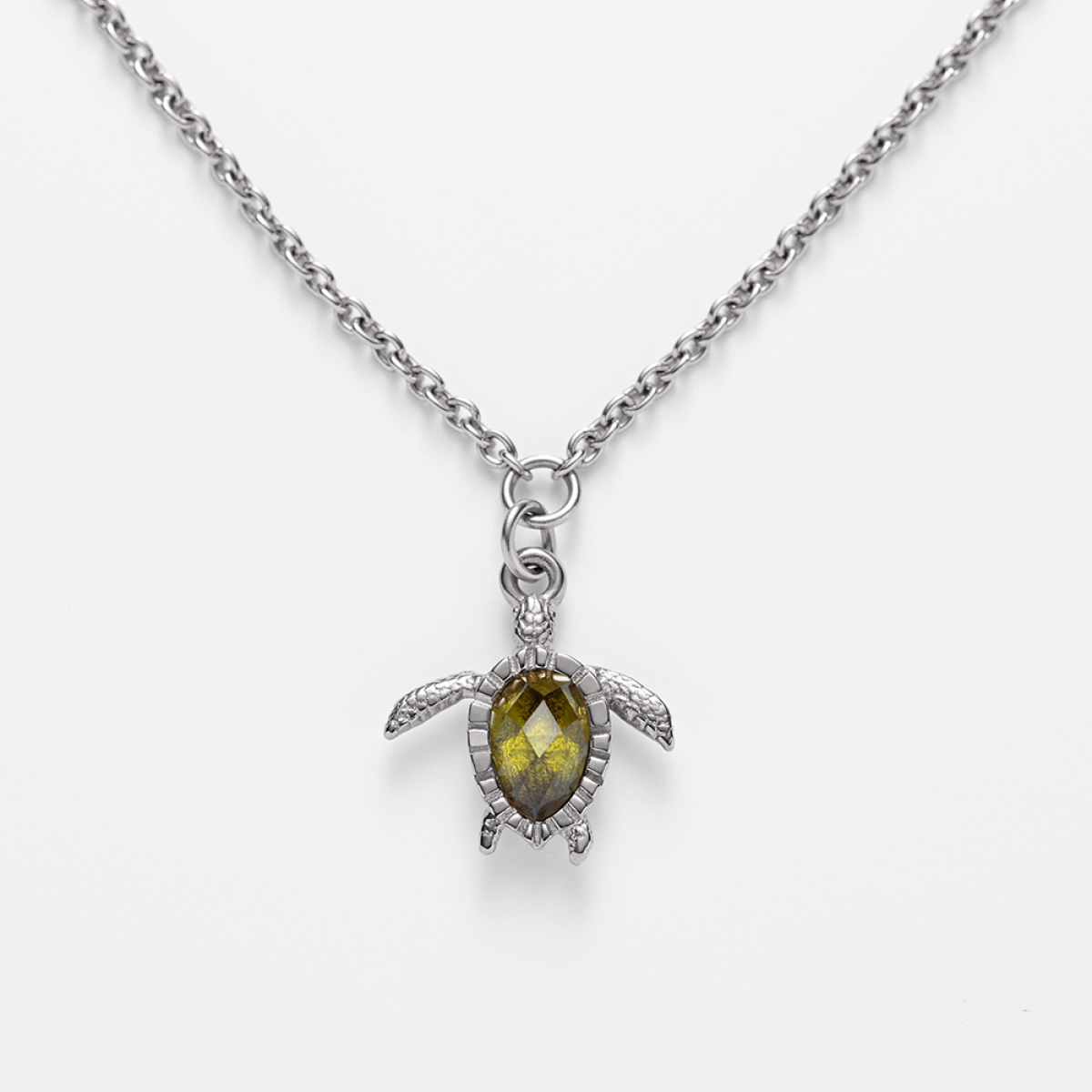 Turtle Mono Halskette Silber PH-JE-0661