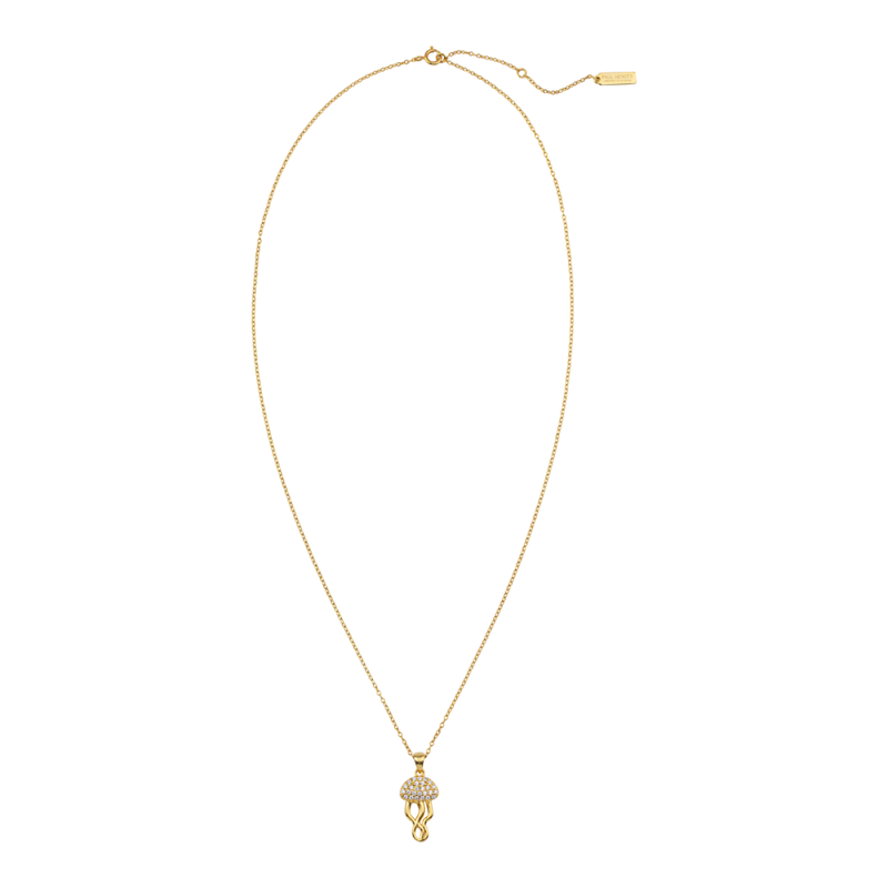 Jelly Fish Halskette Gold Vermeil Sterling 925 PH-JE-2072