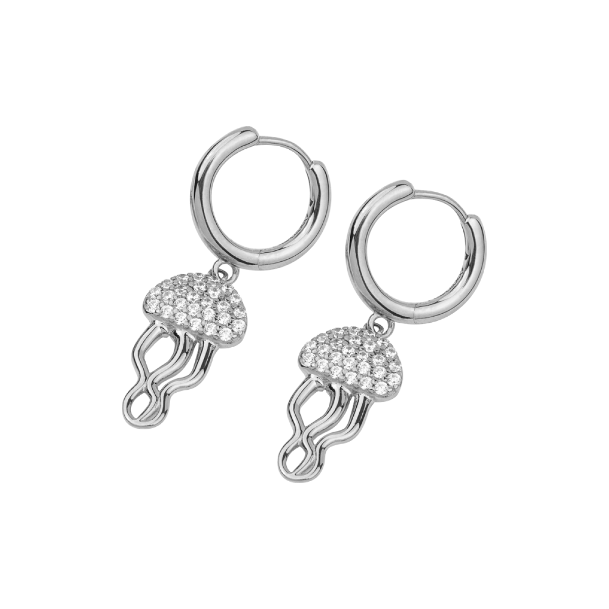 Jelly Fish Ohrringe Pure Silber Sterling 925 PH-JE-2073
