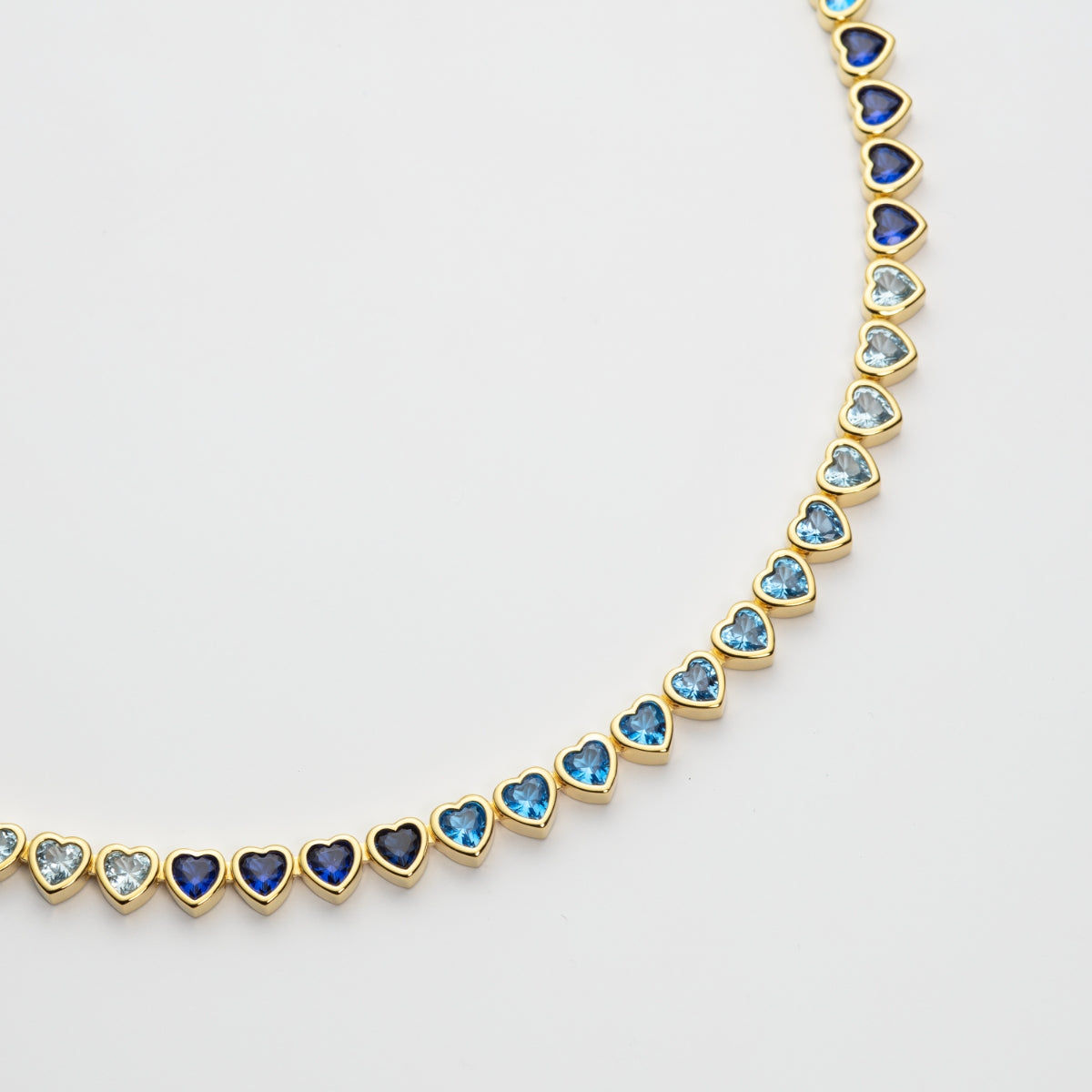 Heart of the Sea Rainbow Halskette Gold - Sterling Silber 925 PH-JE-2219